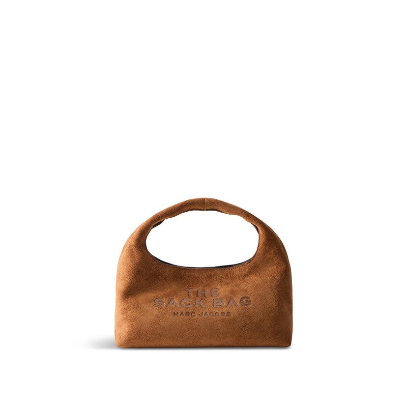 Suede Mini Sack Bag Copper