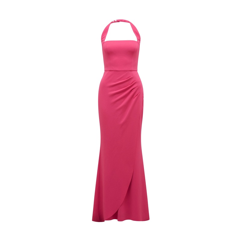 Willow Wrap Maxi Dress Pink