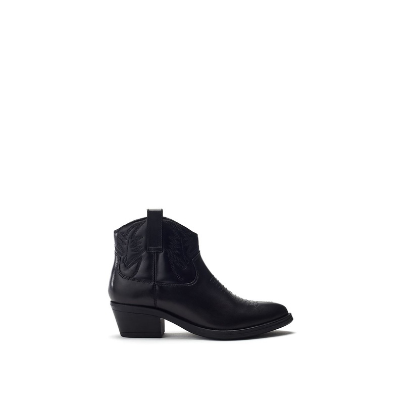 Bracknell Leather Ankle Boots Black