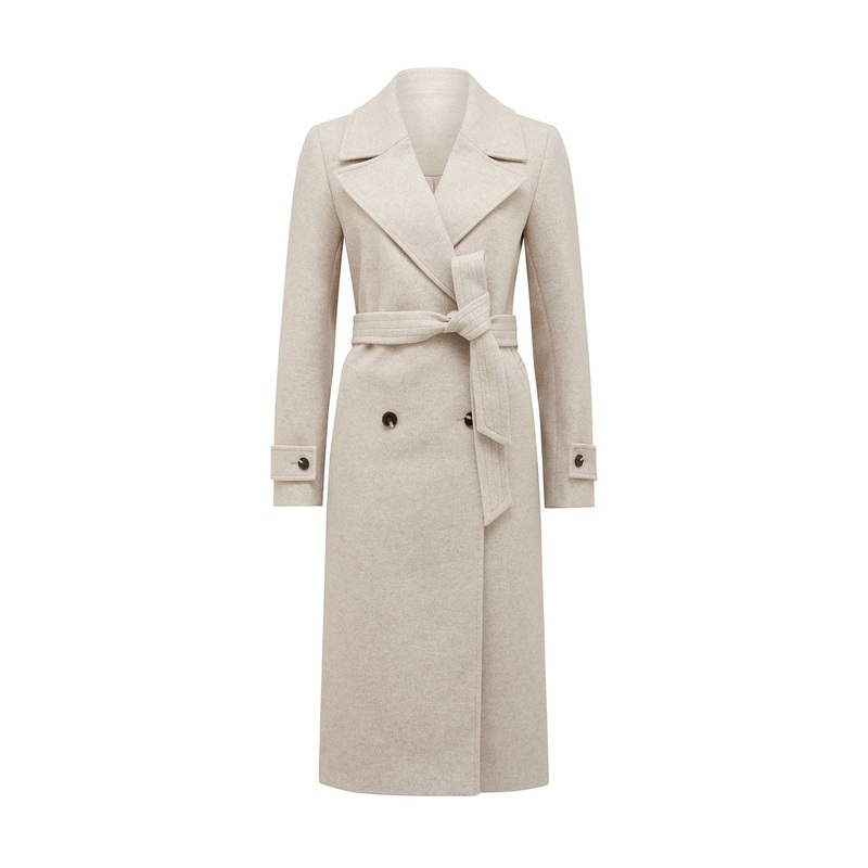 Cara Double Breasted Wrap Coat