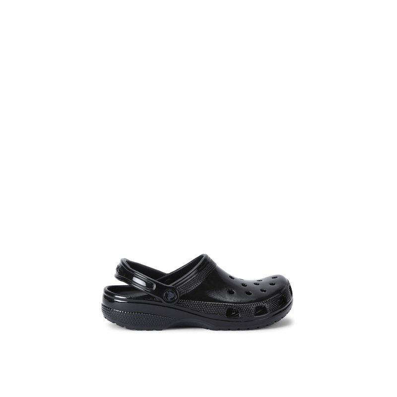 Classic High Shine Clogs Black