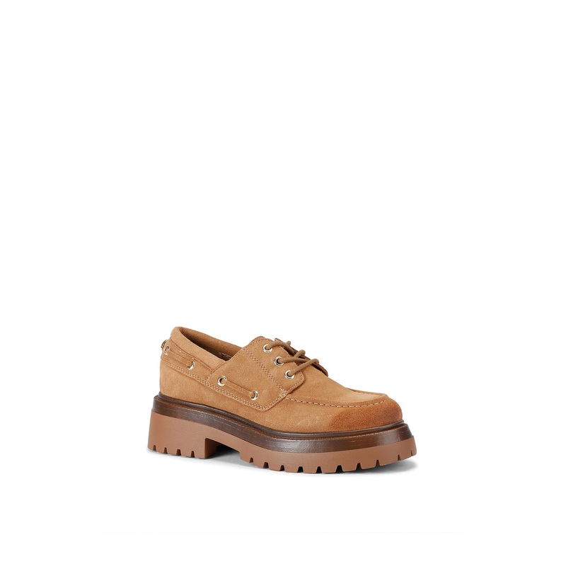 Detroit Platform Loafers Brown