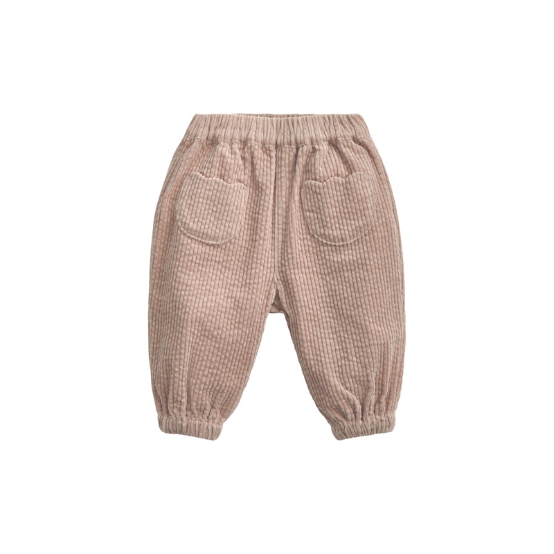 Girls Corduroy Trousers Pink