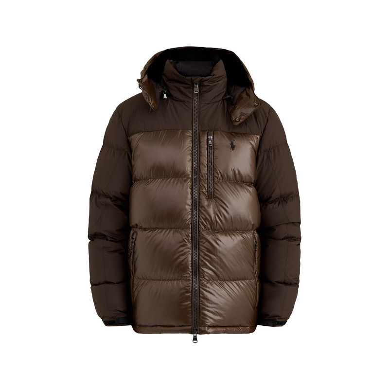 Gorham Gloss Puffer Jacket Brown