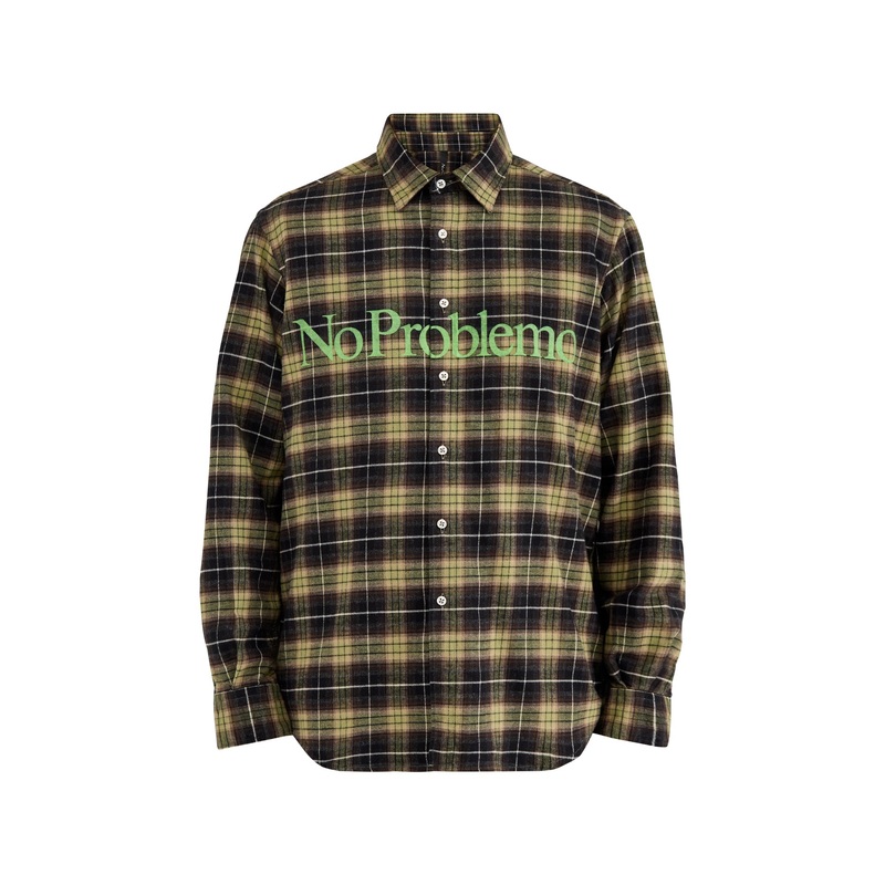 Plaid Shirt Green