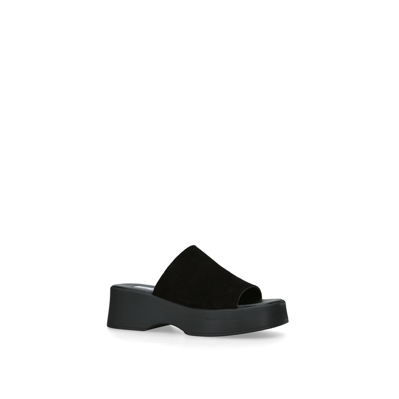 Slinky Platform Sandals Black