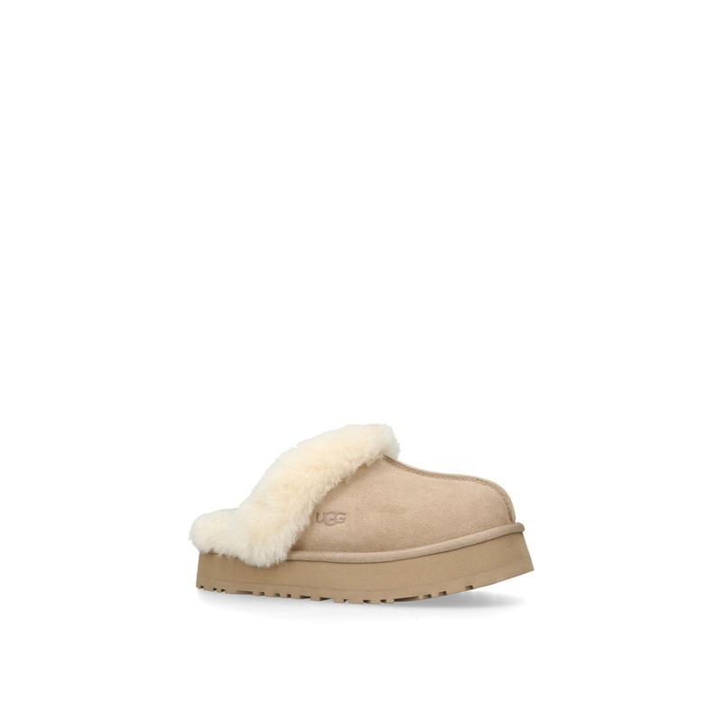 Womens Disquette Slippers Beige