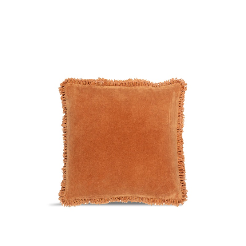 Bertie Feather Cushion Rust