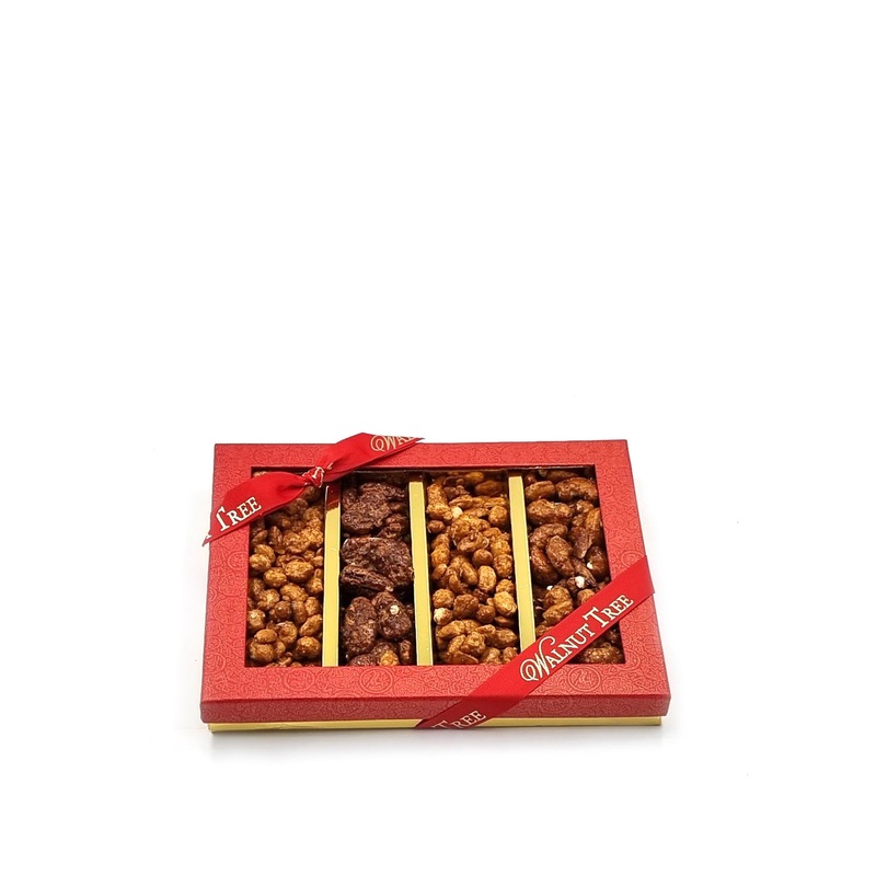 Four Stripe Caramelised Nut Gift Box