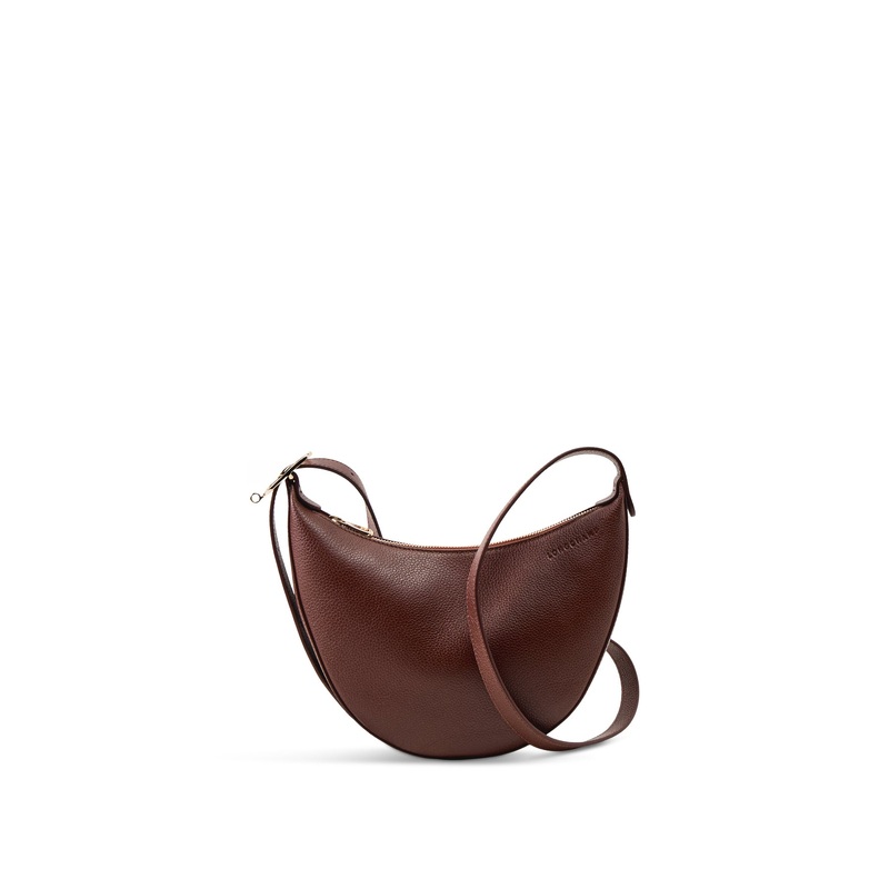 Le Foulonn Small Leather Crossbody Bag Coffee