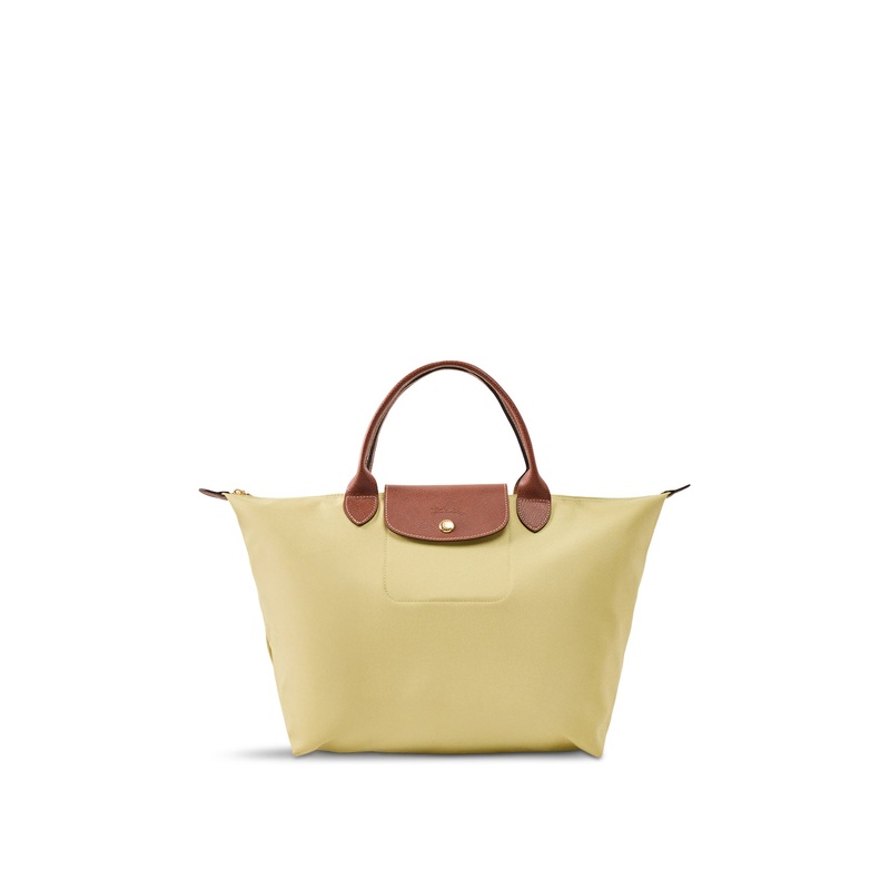 Le Pliage Medium Nylon Handbag Pistachio