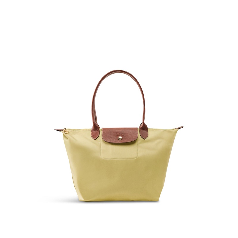 Le Pliage Medium Nylon Tote Bag Pistachio