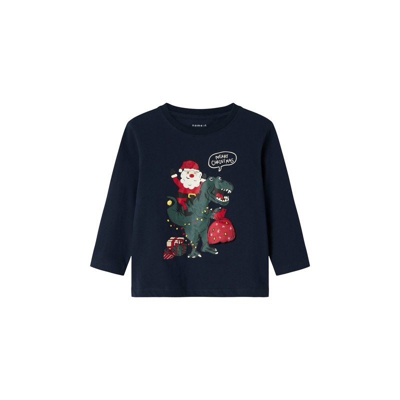 Long Sleeve Top Navy Blazer