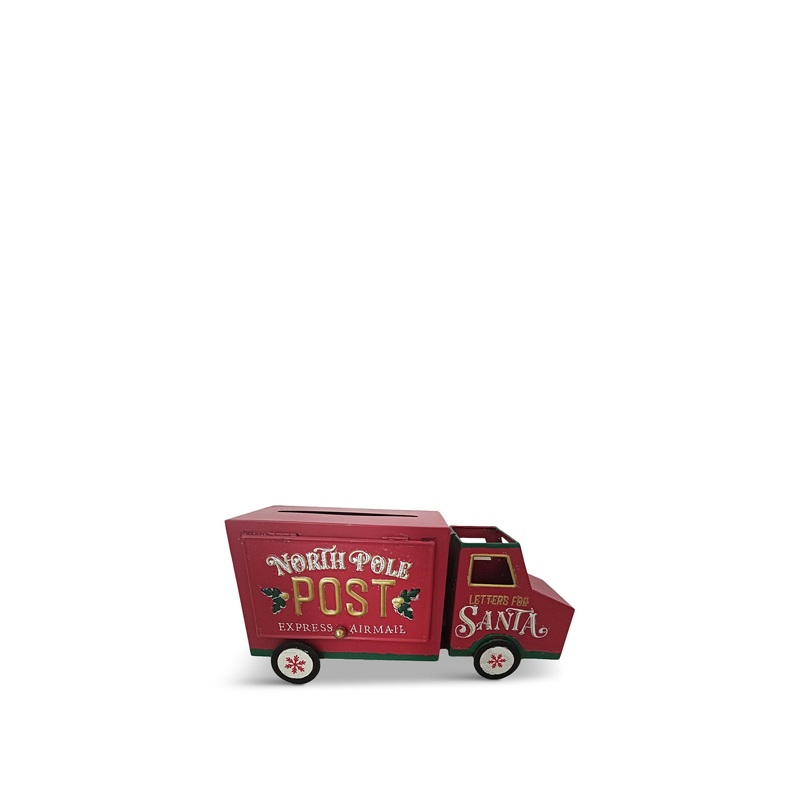 North Pole Post Van Money Box