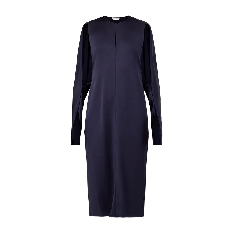 Satin Cutout Detail Gown