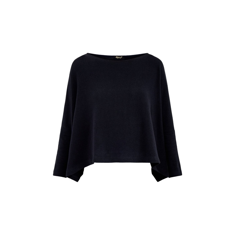 Boat Neck Boxy Swing Knit