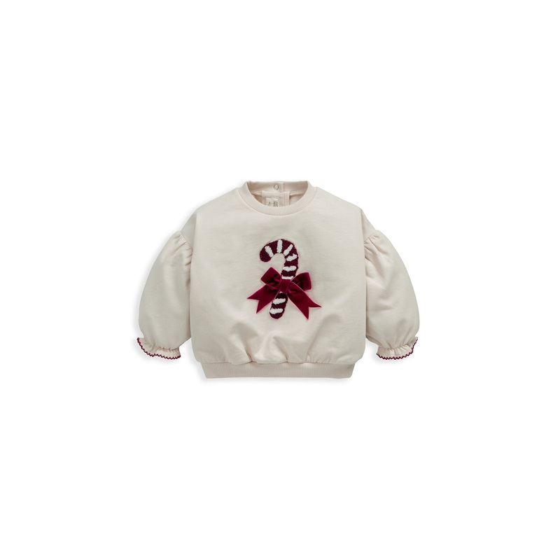 Candy Sweatshirt Warm Cream