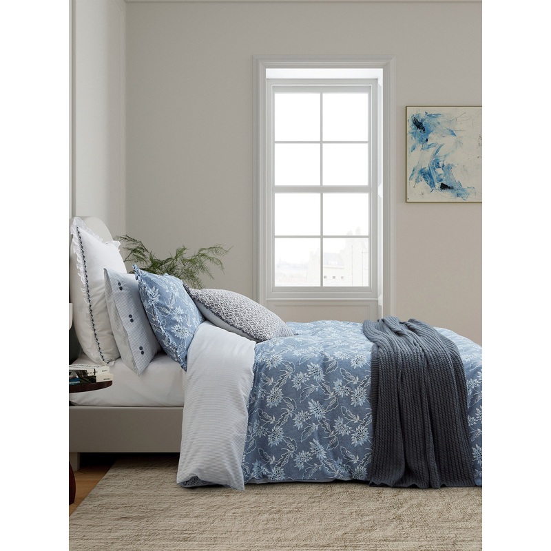 Miya Blue Duvet Cover Set