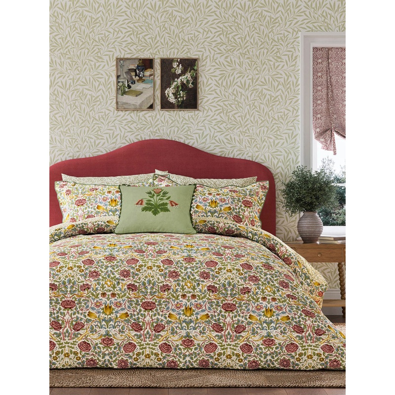 Rose Green Duvet Cover Set