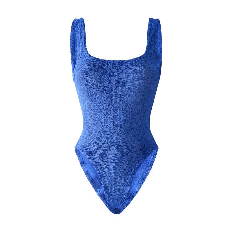 Square Neck Swimsuit Royal Blue