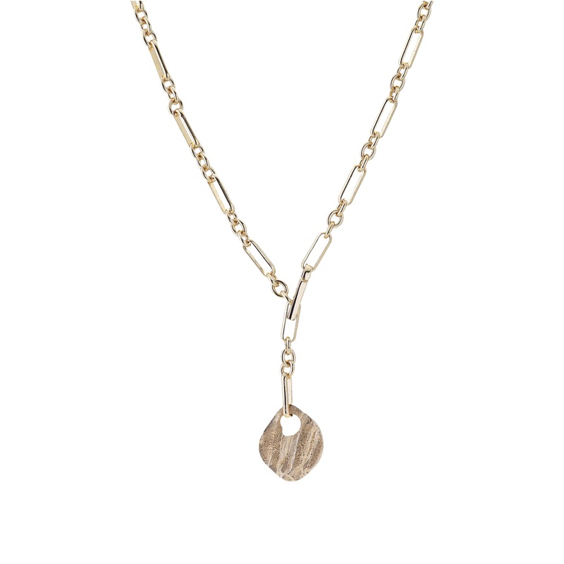 Baia Lariat Necklace Gold