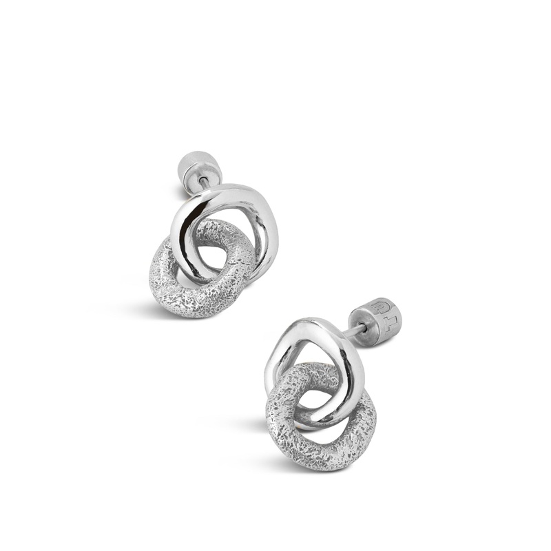 Bind Earrings Silver