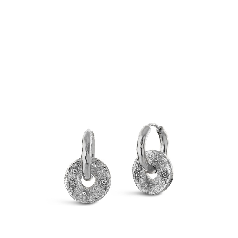Celestial Earrings Silver