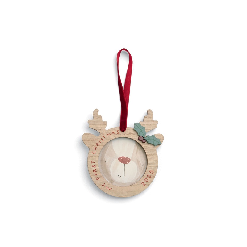 Christmas Hanging Decoration Frame Reindeer Neutral