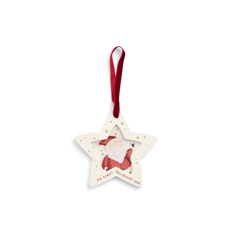 Christmas Hanging Decoration Frame Star Neutral