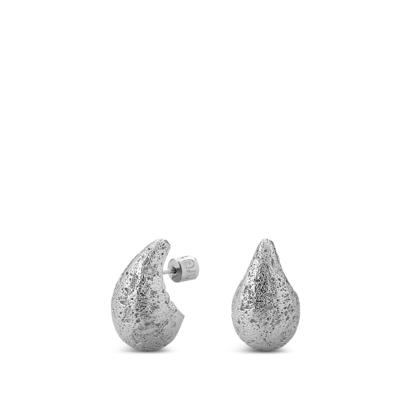 Dome Earrings Silver