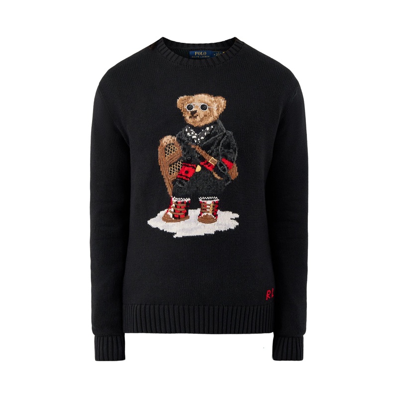Holiday Bear Jumper Black