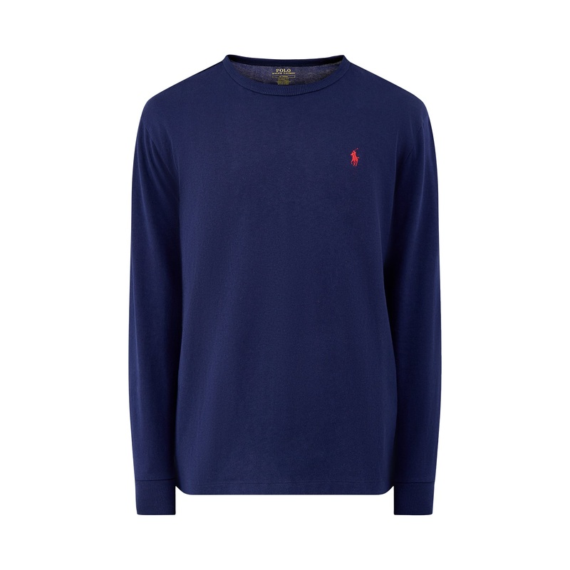 Long-Sleeve Jersey T-Shirt Navy