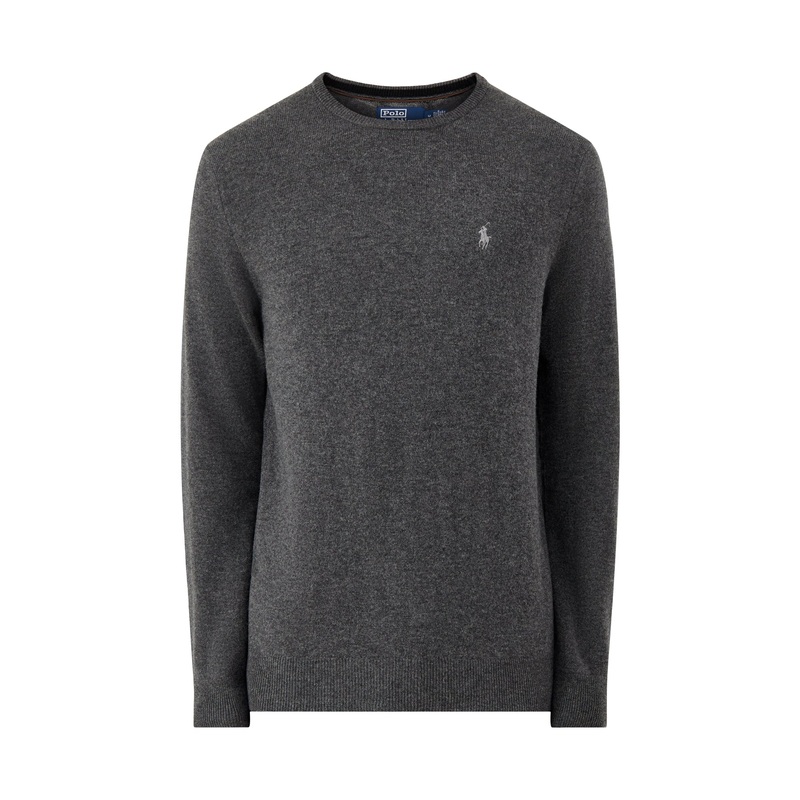 Merino Wool Jumper Charcoal Grey