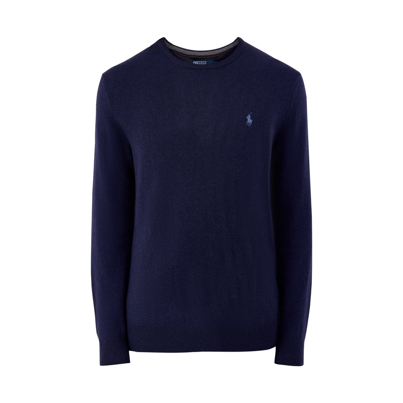Merino Wool Jumper Hunter Navy