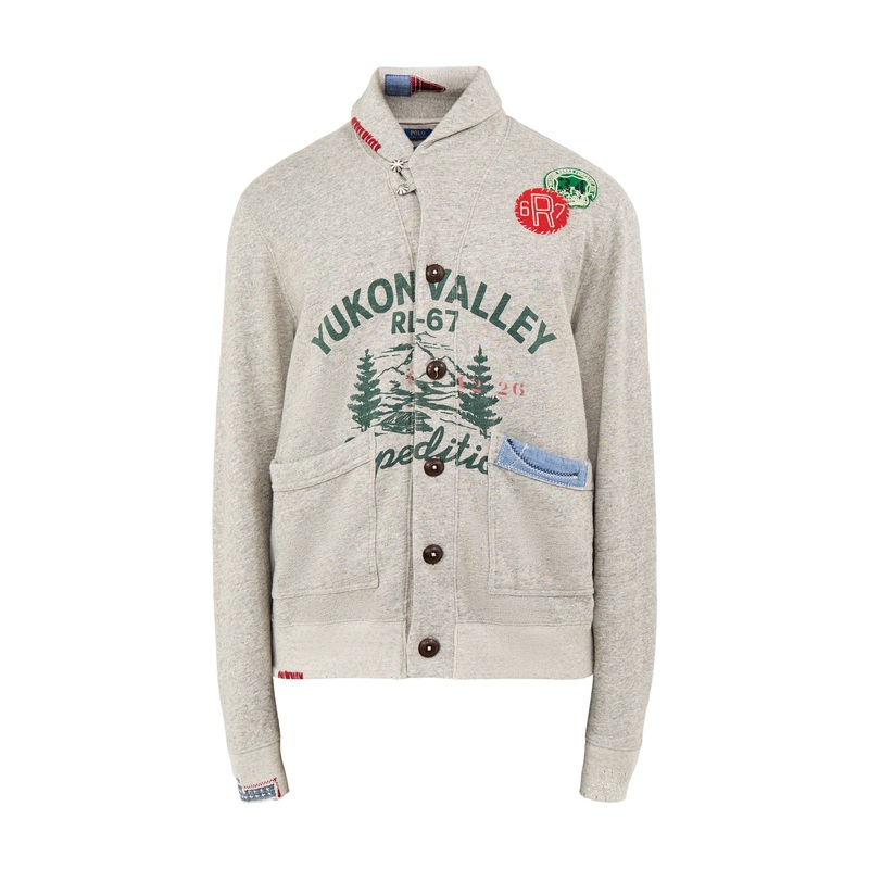 Shawl Neck Cardigan Grey