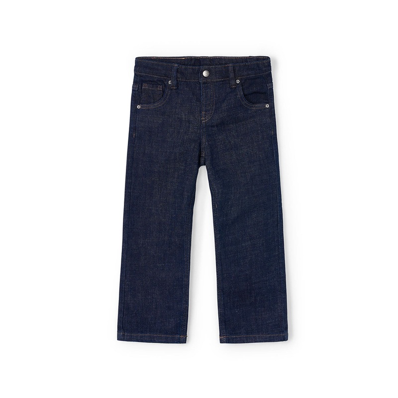 Wide Fit Denim Pants Dark Indigo Denim