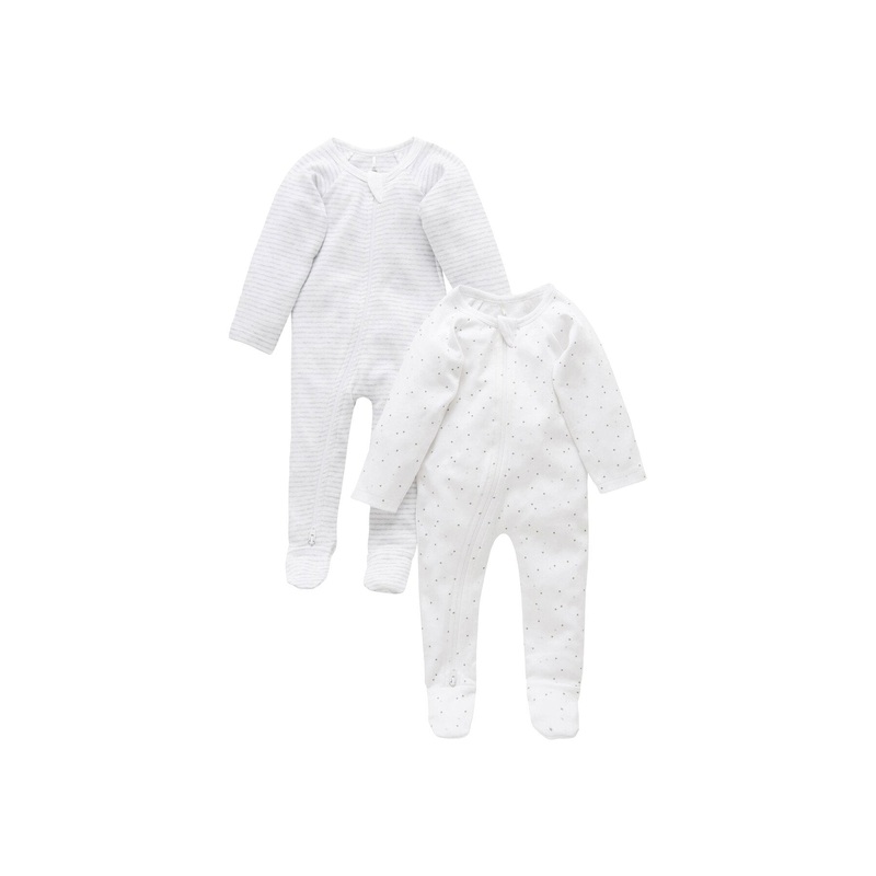 2 Pack Zip Growsuits