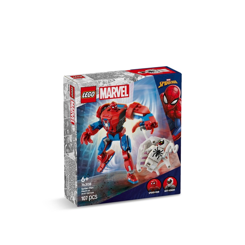 Spider-Man Mech vs Anti-Venom 76308