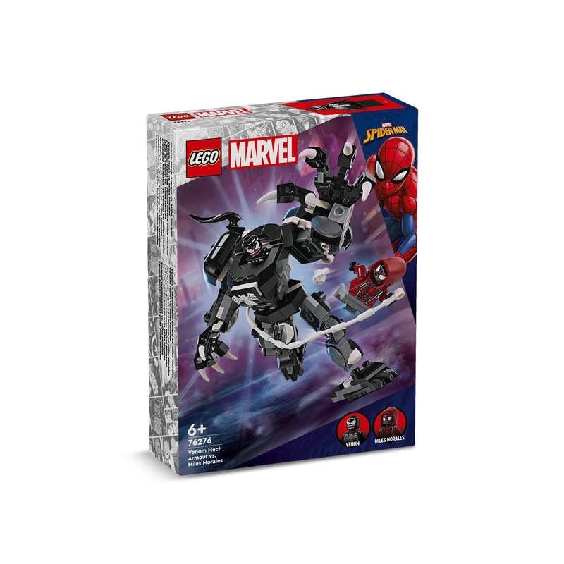 Venom Mech Armor vs Miles Morales 76276