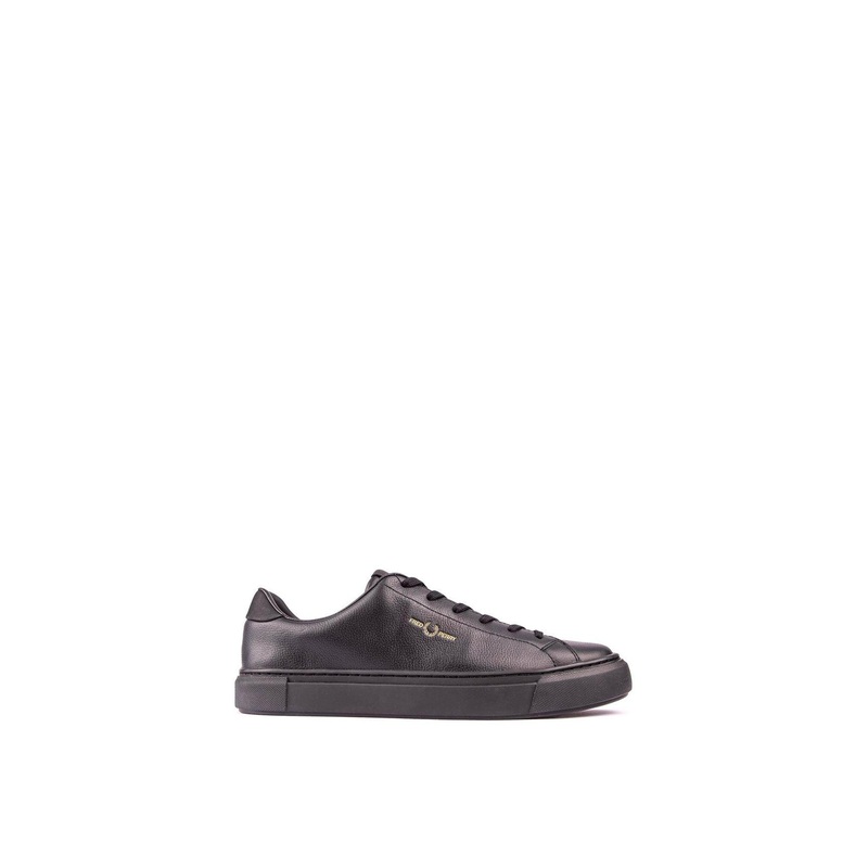 B71 Leather Trainers Black