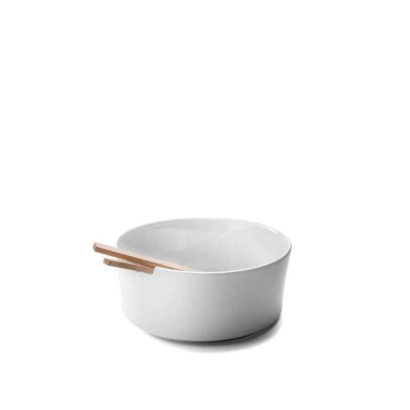 Collective Salad Bowl Servers White