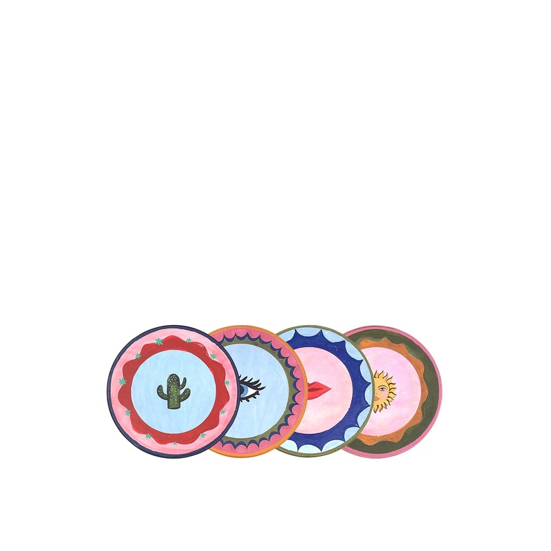 Electric Coast Coaster Set of 4