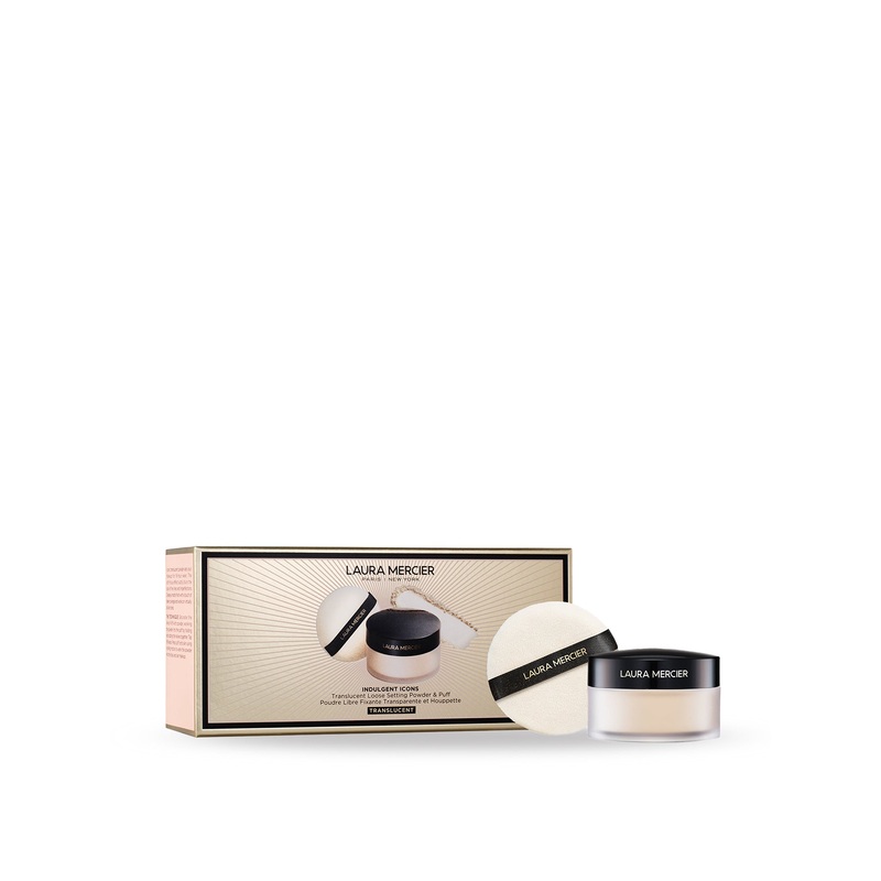 Indulgent Icons Translucent Loose Setting Powder and Velour