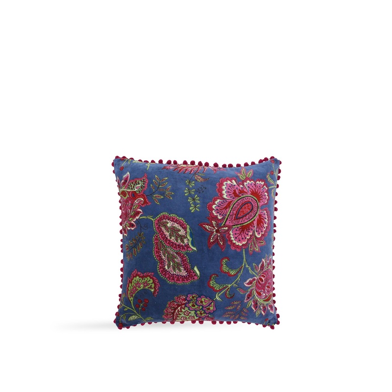 Malisa 50x50 Cushion Smoke Blue