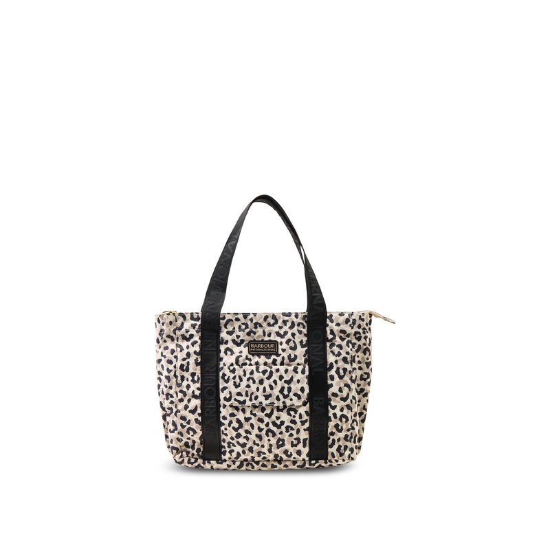 Boulevard Leopard Print Canvas Tote Bag Jasmine
