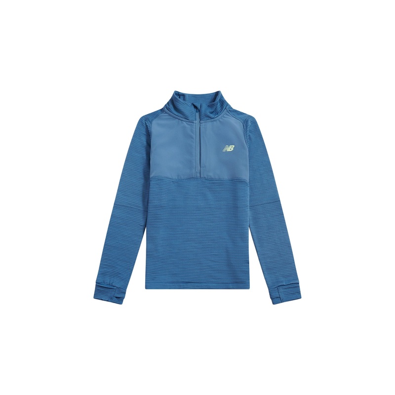 Boys Heat Grid Quarter Zip Black