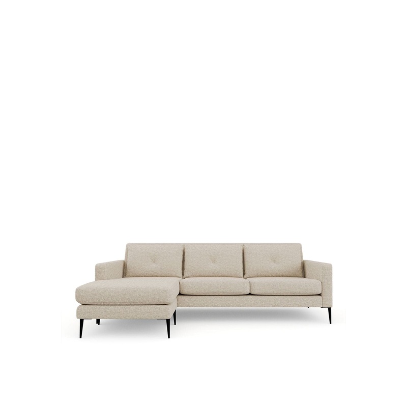 Brunel Tessuta Oatmeal Large Corner Chaise Sofa