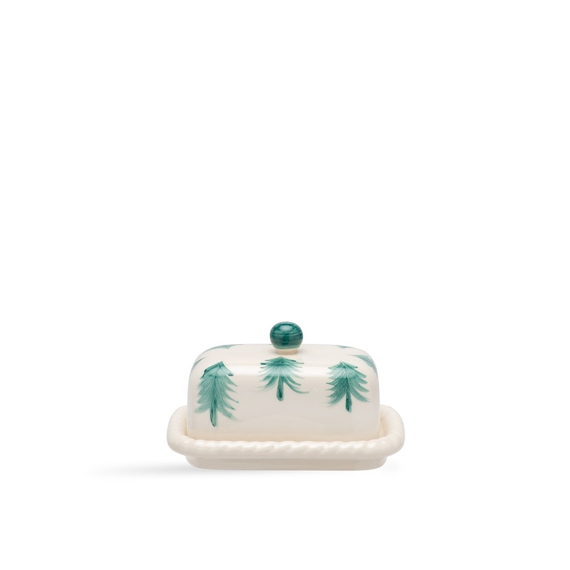 Christmas Forest Butter Dish