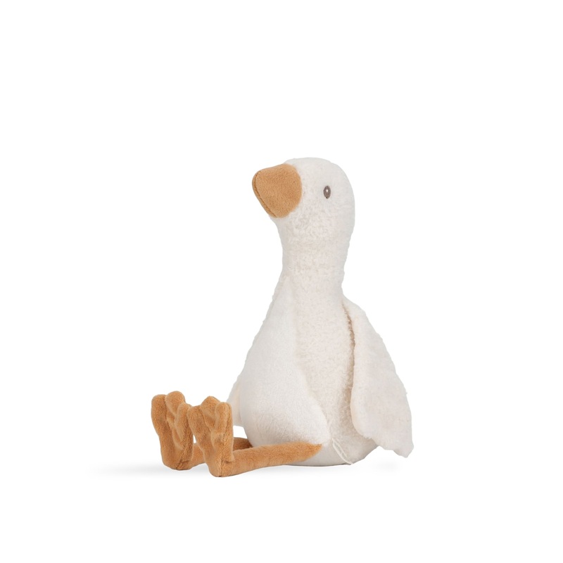 Cuddly Goose Toy White