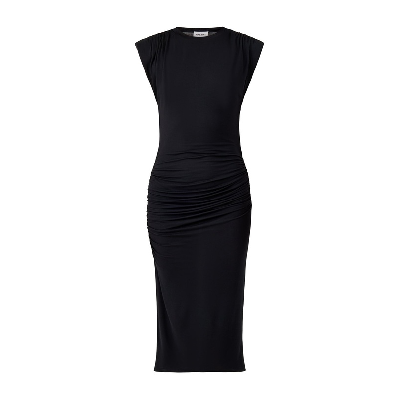 Donna Maxi Long Sleeve Dress Black